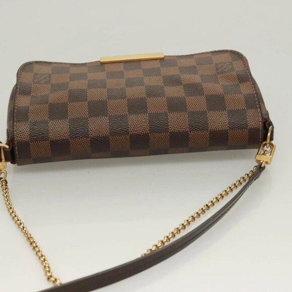 LOUIS VUITTON Damier Ebene Favorit PM Shoulder Bag 2way - Picture 6 of 16
